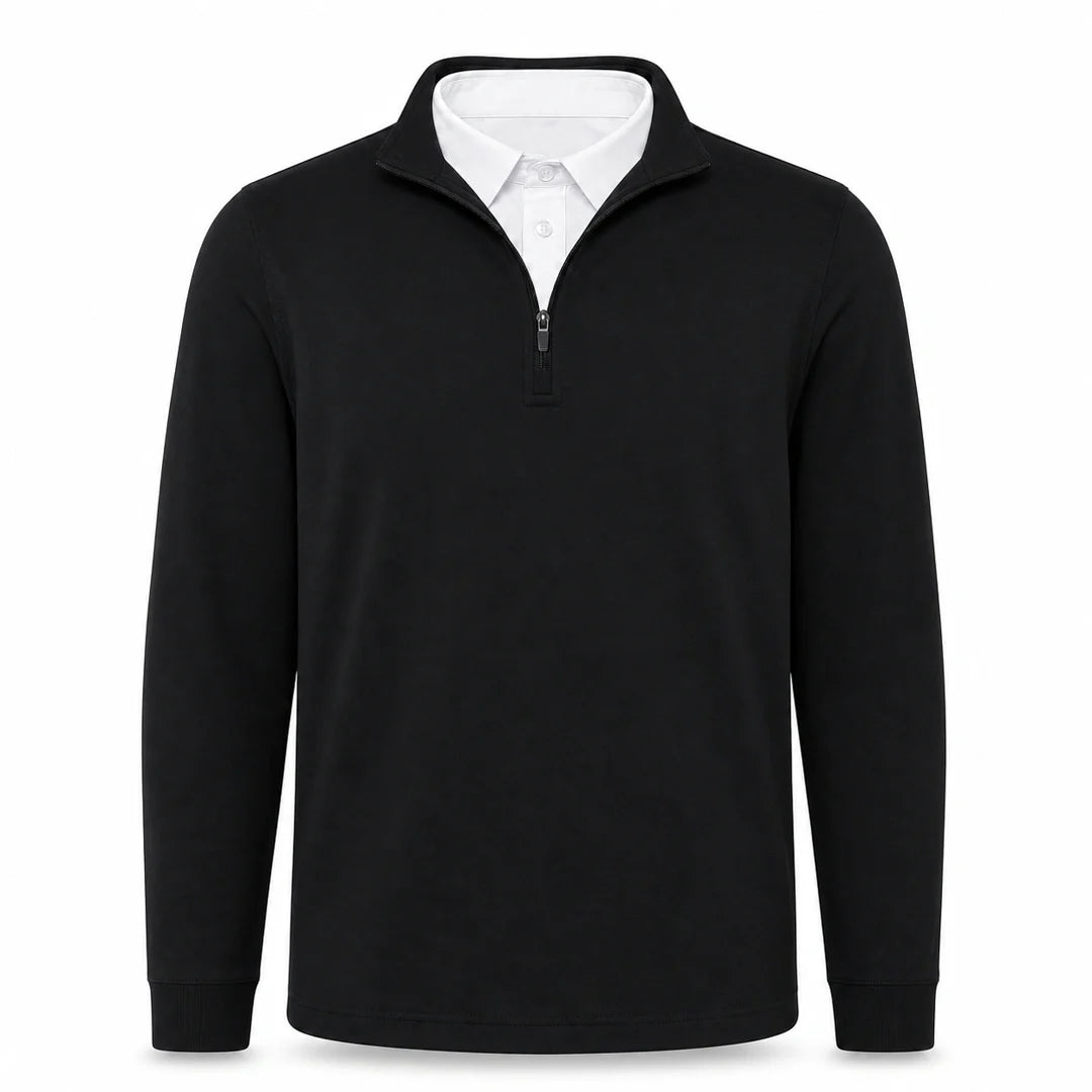 Leon - Men’s Ultra Comfortable 2-in-1 Quarter-Zip
