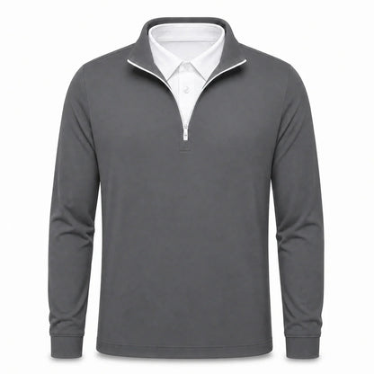 Leon - Men’s Ultra Comfortable 2-in-1 Quarter-Zip